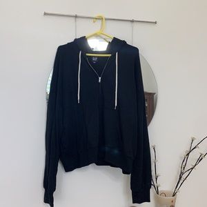GAP black EUC xxl full zip hoodie